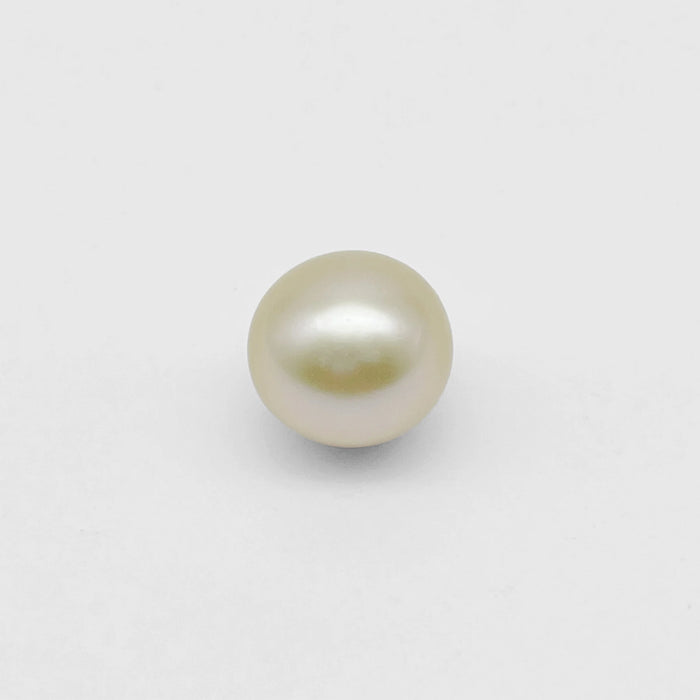 South Sea Pearl Light Golden Color 11.7 mm Semi-Round Grade 1