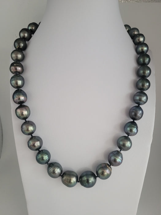 Tahiti Pearls 12-14 mm Dark Color and High Luster |  The South Sea Pearl |  The South Sea Pearl