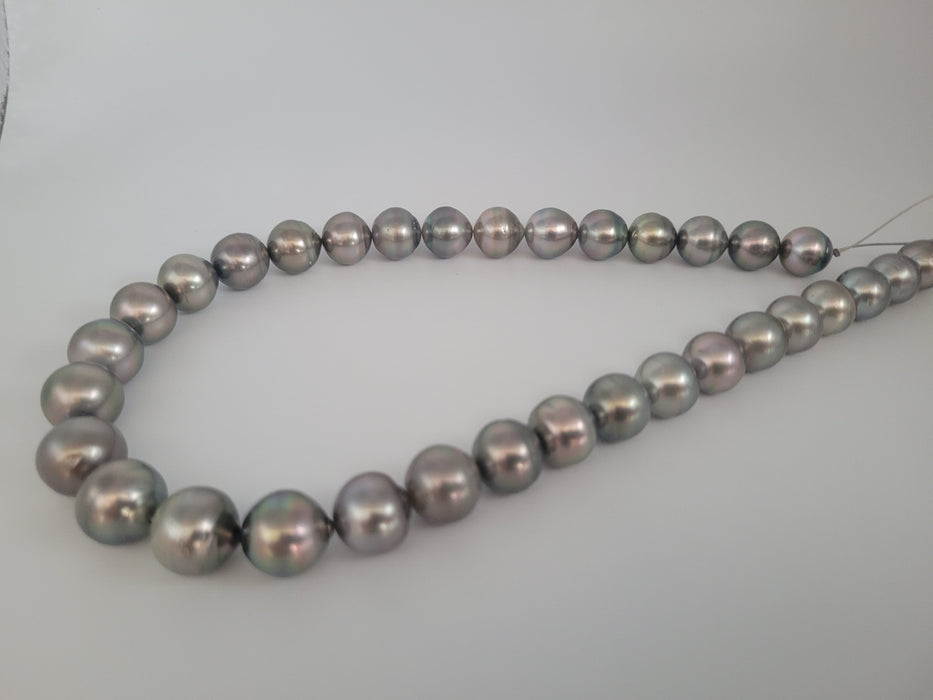 Tahiti Pearls 12-14 mm AAA High Luster Strand of 33  Pieces