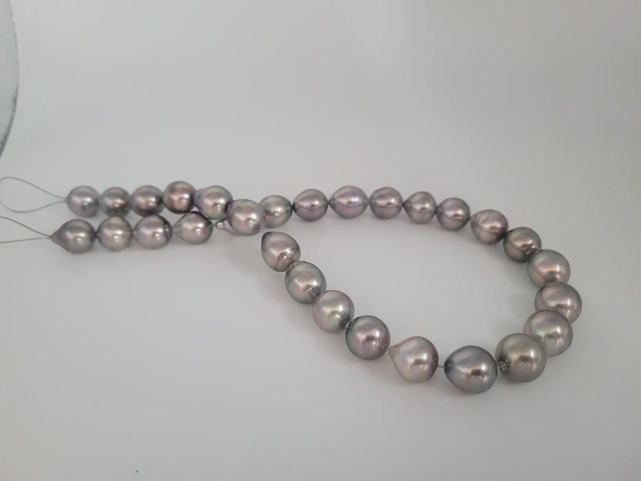 Tahiti Pearls Strand 12-13 mm High Luster AAA