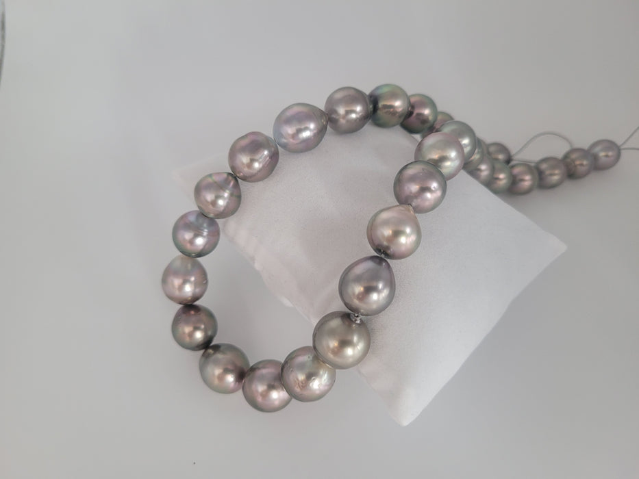 Tahiti Pearls Strand 12-13 mm High Luster AAA