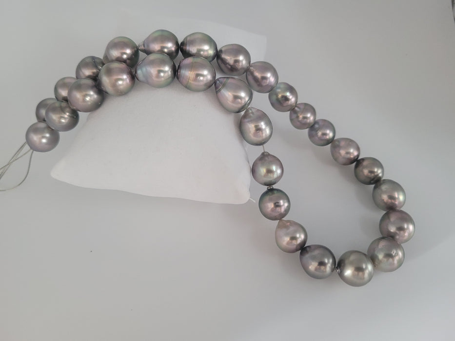 Tahiti Pearls Strand 12-13 mm High Luster AAA