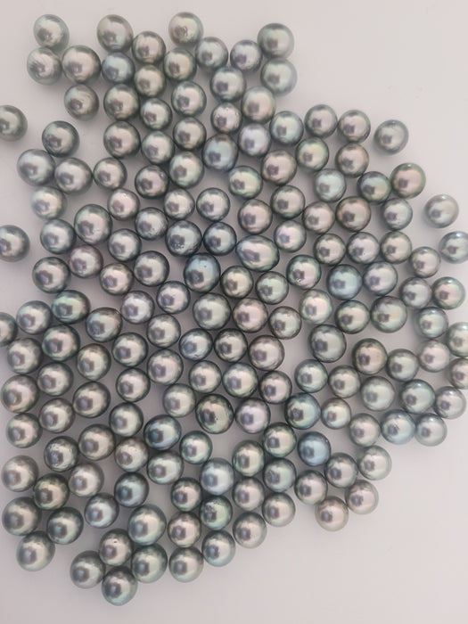 Tahiti Loose Pearls 10 mm AA Quality Round/Semiround and High Luster