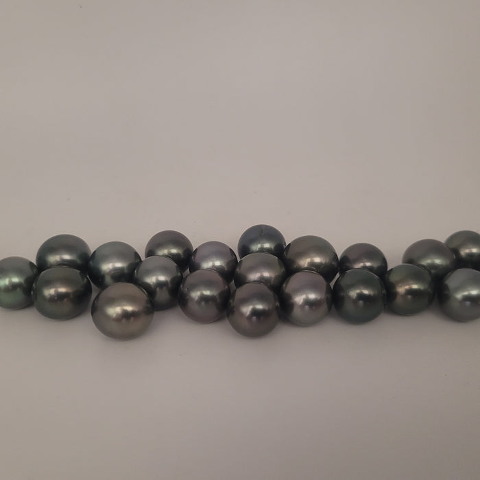 Tahiti Loose Pearls 12-13 mm AAA Dark Color Excellent Luster
