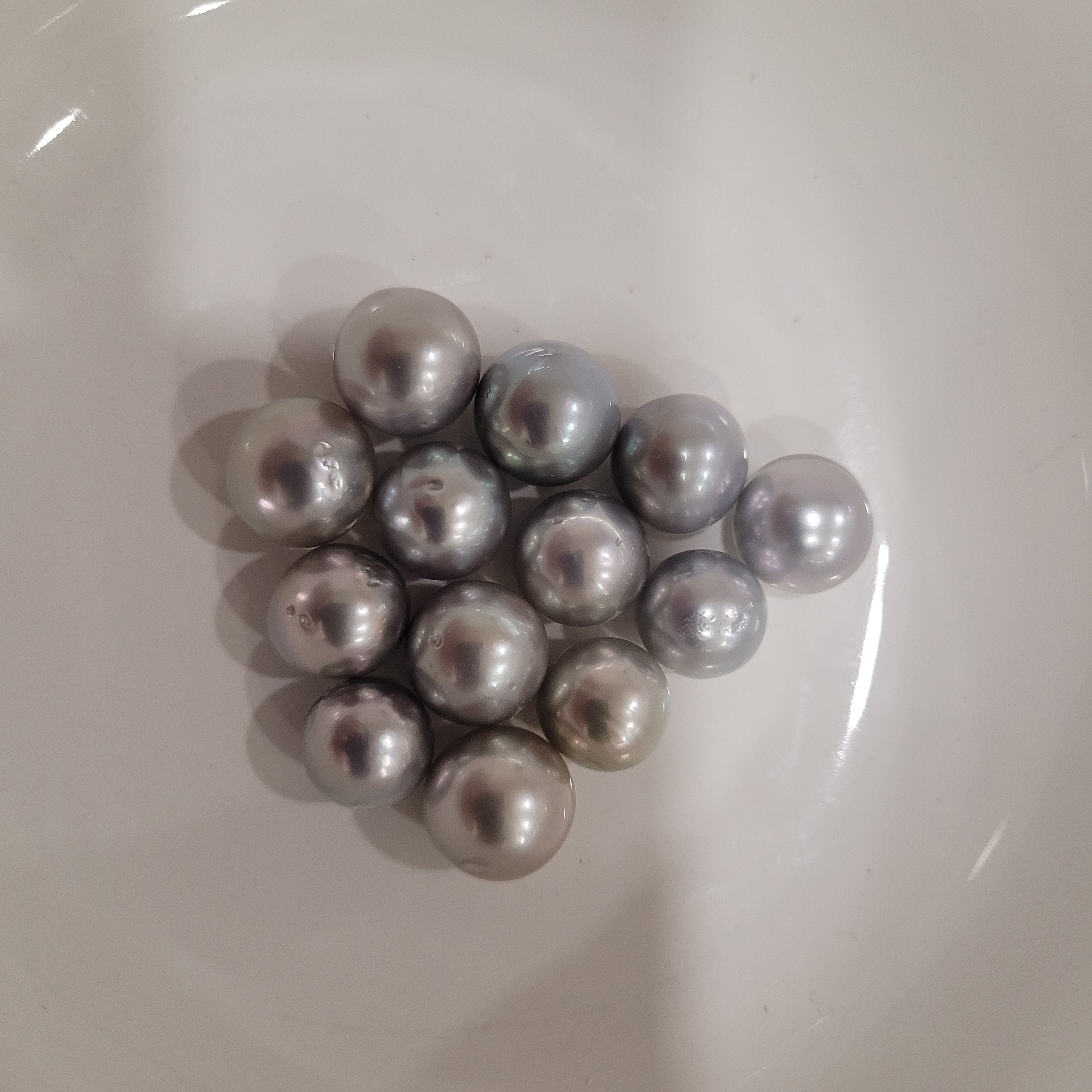 Tahiti Pearls 10-11 mm Silver Color & High Luster
