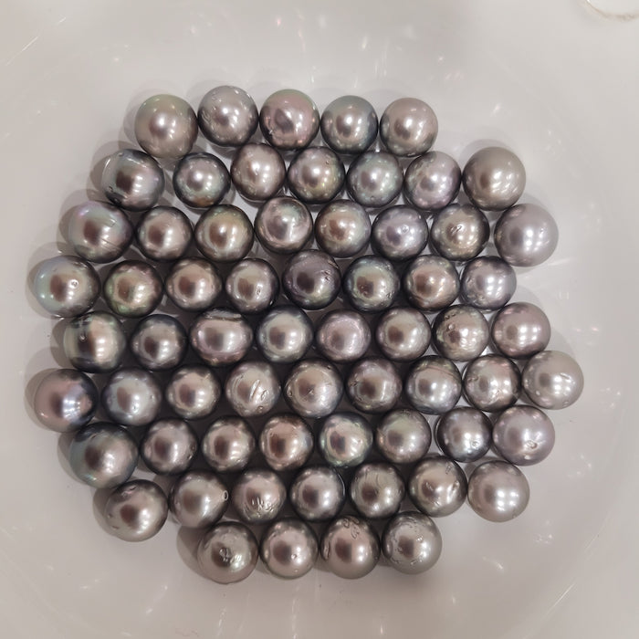 Tahiti Pearls 9-10 mm Silver Color Very High Luster