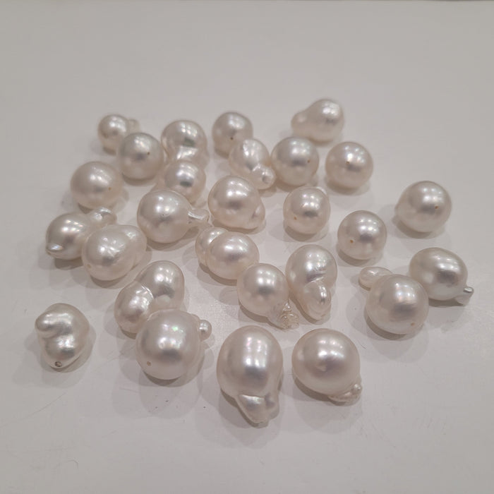 South Sea pearl Loose 12mm white baroque — The South Sea Pearl