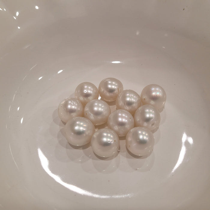 White South Sea Pearls 12 mm  High Luster