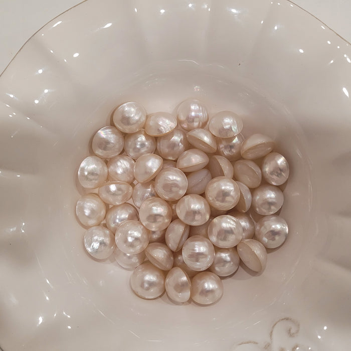 Australian South Sea Mabe Pearls 15-16 mm High Luster