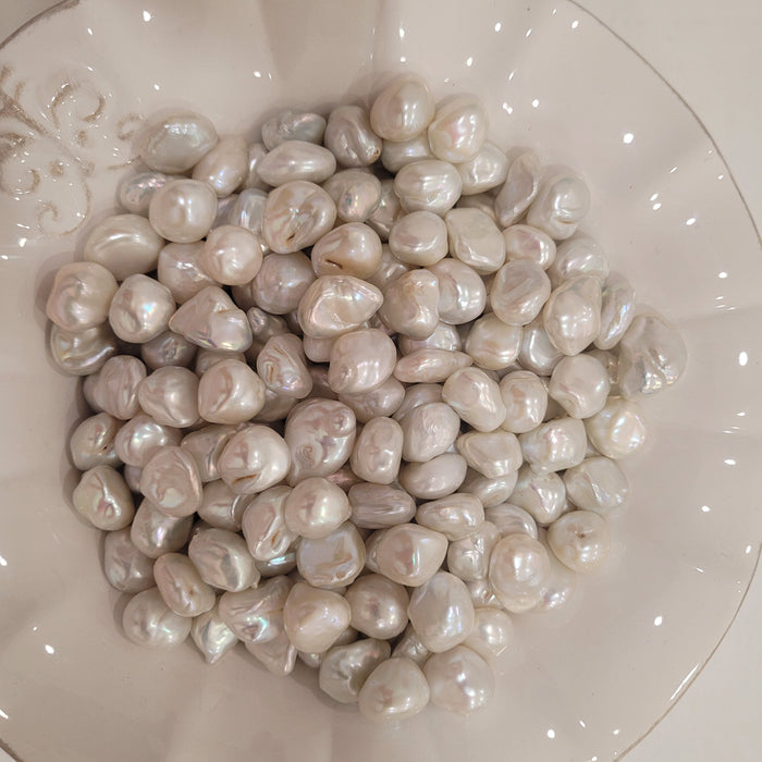 Keshi Cultured Pearls FW 11-12 mm White Color AAA