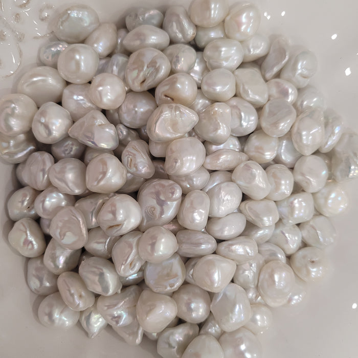 Keshi Cultured Pearls FW 11-12 mm White Color AAA