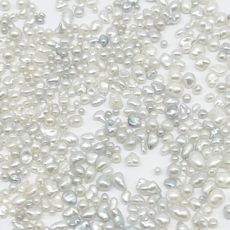 South Sea pearl Loose 2-4mm white keshi — The South Sea Pearl