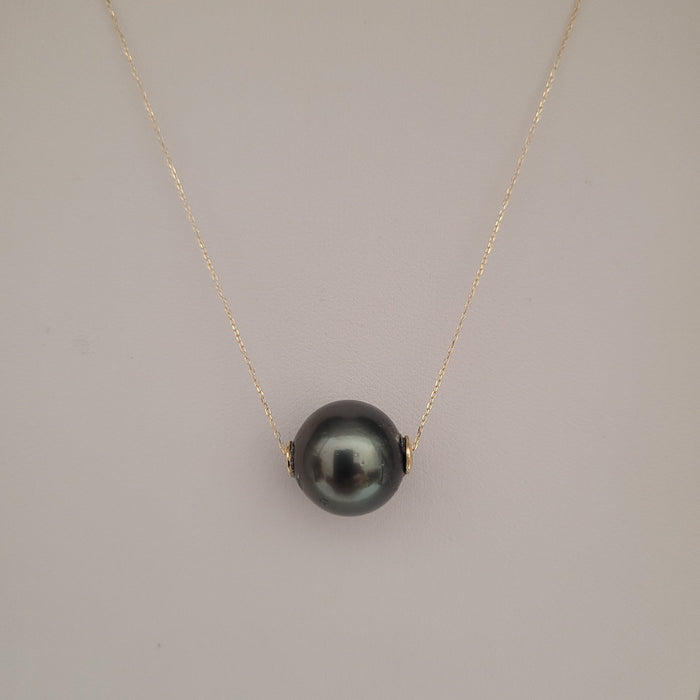 Floating Tahitian Pearl Pendant