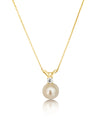 Akoya Cultured Pearl 8-8.5 mm Round Pendant in Silver 925 | The South Sea Pearl |  The South Sea Pearl