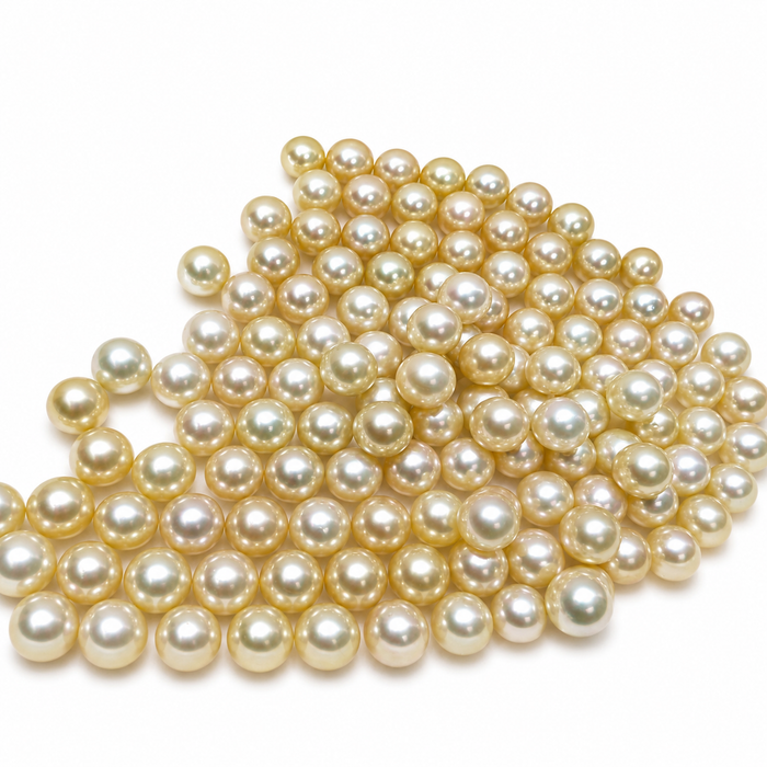 Golden South Sea Pearl 9-10 mm AAA Round
