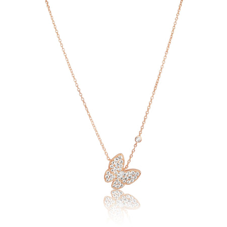 Pendant Necklace made in Gold Plated Silver and Zircon Stones | The South Sea Pearl |  The South Sea Pearl