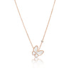 Pendant Necklace of Mother of Pearl and Silver 925 Rose Gold | The South Sea Pearl |  The South Sea Pearl