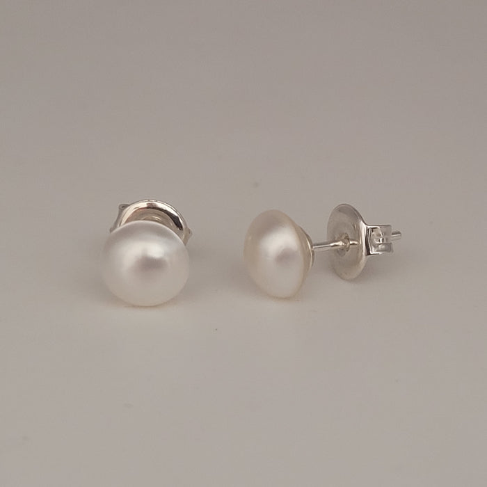 Australian South Sea Mabe Pearls 8-9 mm Stud Earrings