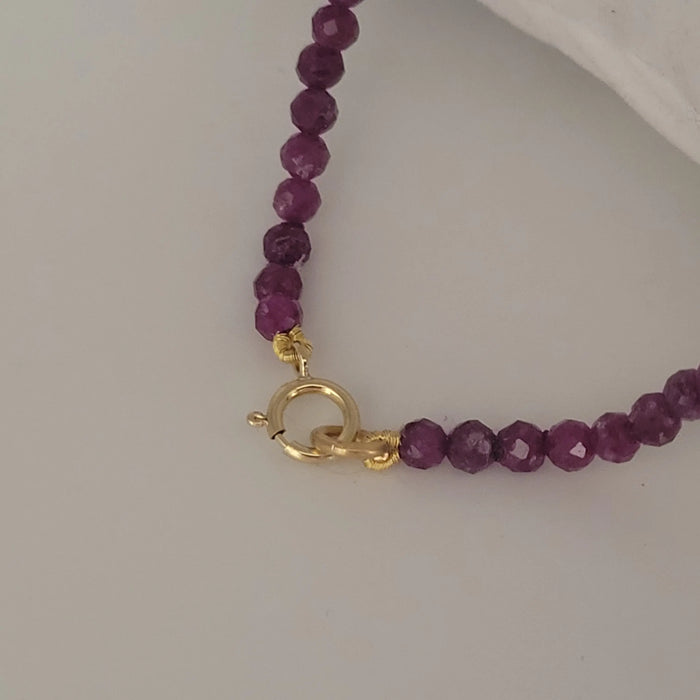Ruby, Akoya Pearl, Diamonds & Yellow Solid Gold 18K | The South Sea Pearl |  The South Sea Pearl