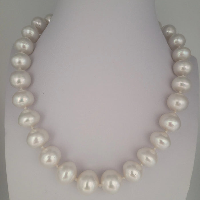 South Sea Pearl Necklace 13-15 mm Very High Luster 18K Gold Clasp | The South Sea Pearl |  The South Sea Pearl