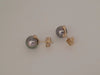 Stud Earrings Tahiti Pearls 9 mm AAA, Diamonds, 18K Solid Gold | The South Sea Pearl |  The South Sea Pearl