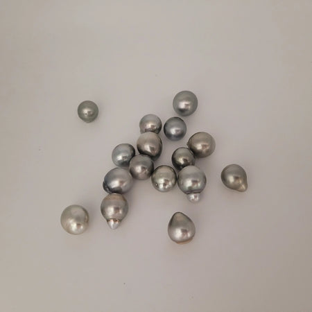 Tahiti Loose Pearls 12-13 mm Drop Shape Quality AAA | The South Sea Pearl |  The South Sea Pearl