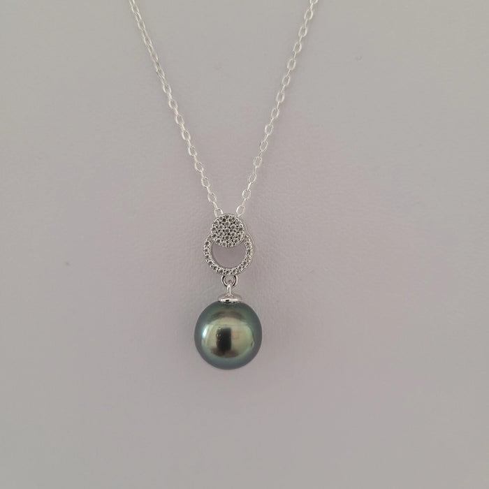 Tahiti Pearl 9-10 mm AAA Dark Color and very high Luster | The South Sea Pearl |  The South Sea Pearl