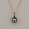 Tahiti Pearl 9-10 mm Round shape high Luster and dark  color, Emerald Precious Stone | The South Sea Pearl |  The South Sea Pearl