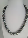 Tahiti Pearl Necklace 10-11 mm Natural Color and High Lustee |  The South Sea Pearl |  The South Sea Pearl
