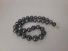 Tahiti Pearl Necklace 12-14 mm Dark Natural Color and High Luster 18K Gold Clasp | The South Sea Pearl |  The South Sea Pearl