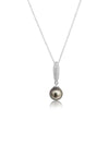 Tahiti Pearl Round AAA 8-9 mm Pendant in Silver 925 | The South Sea Pearl |  The South Sea Pearl