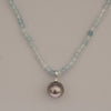 Tahiti Pearl, Aquamarine, Diamond & White Gold 18K |  The South Sea Pearl |  The South Sea Pearl