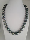 Tahiti Pearls 12-14 mm Dark Color and High Luster |  The South Sea Pearl |  The South Sea Pearl
