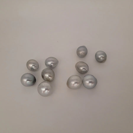 Tahiti Pearls Drop shape 12-13 mm Silver Color AAA Quality | The South Sea Pearl |  The South Sea Pearl