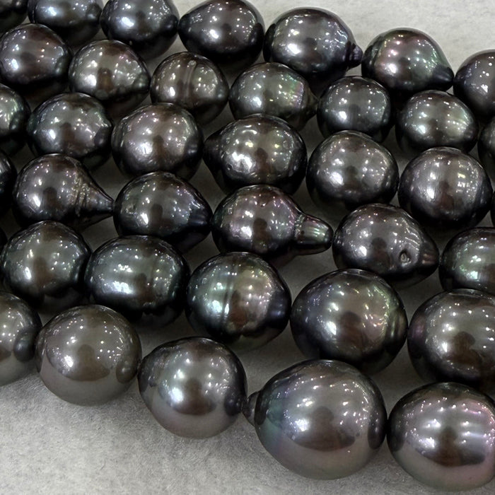 Tahti Pearl Strands 11-12 mm Drop Baroque Shape High Luster