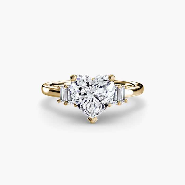 Baguette Accent Solitaire - MIMUKA