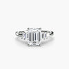 Baguette Accent Solitaire - MIMUKA