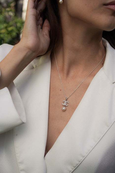 Akoya Cultured Pearls Pendant Necklace