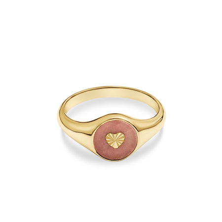 Heart Ring Silver Gold Plated - MIMUKA