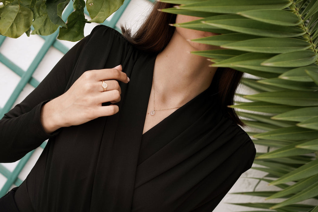 Heart Ring Silver Gold Plated - MIMUKA