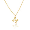 MIMUKA M Pendant Necklace 18K Yellow Gold - MIMUKA