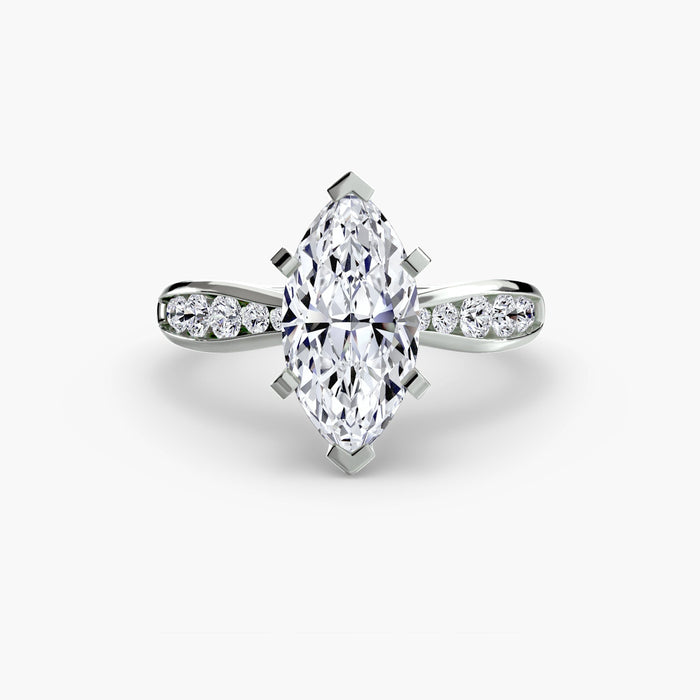 Solitaire with Pavé 3 - MIMUKA