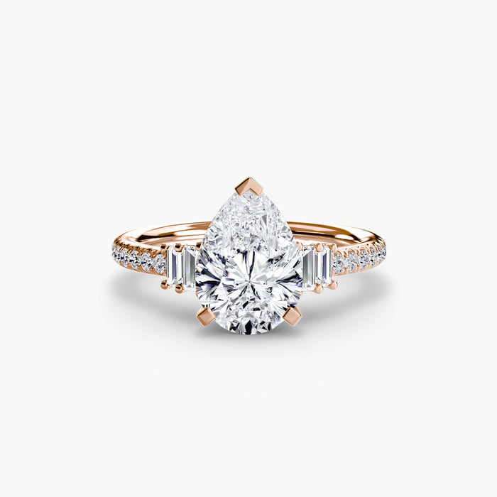 Solitaire with Pavé 4 - MIMUKA