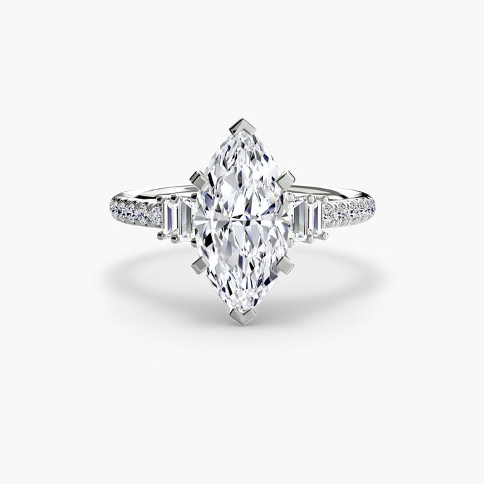 Solitaire with Pavé 4 - MIMUKA