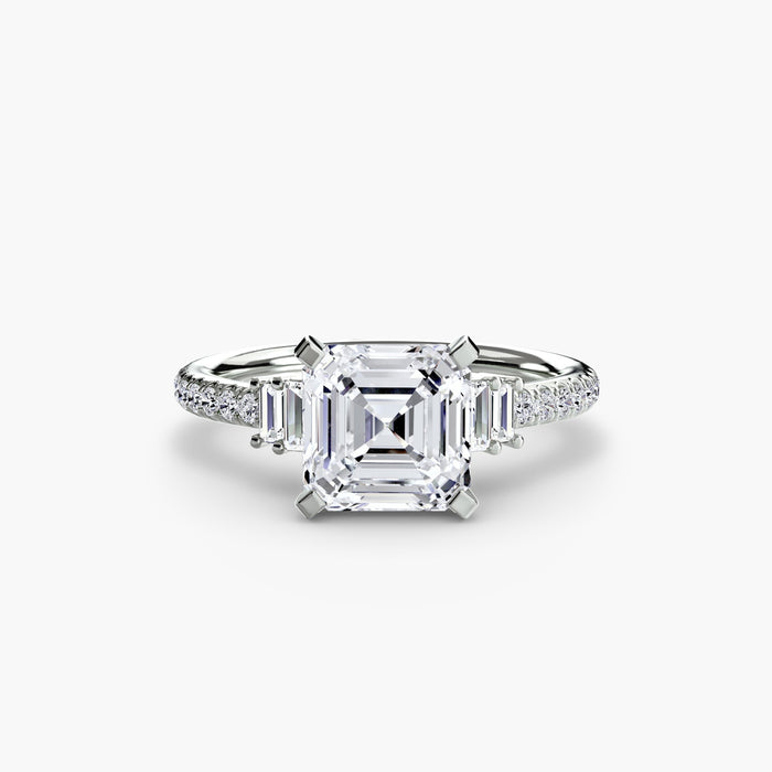 Solitaire with Pavé 4 - MIMUKA