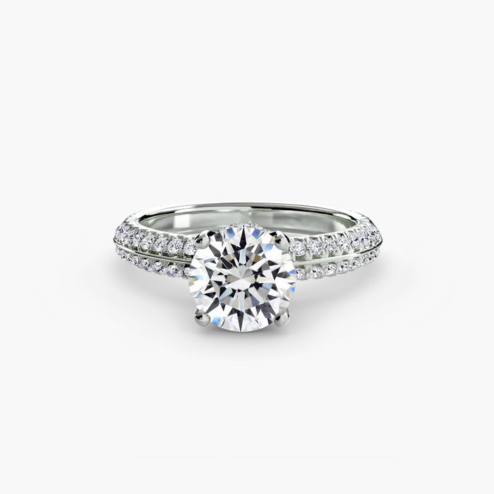 Solitaire with Pavé - MIMUKA