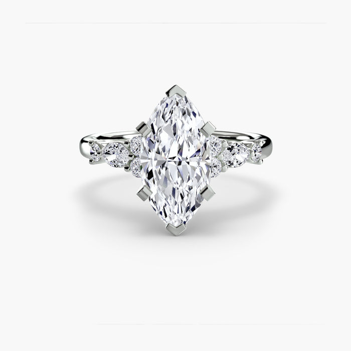 The Floral Accent Solitaire - MIMUKA