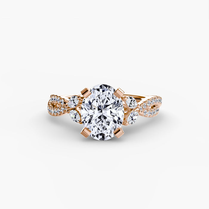 The Twist Pavé Ring - MIMUKA