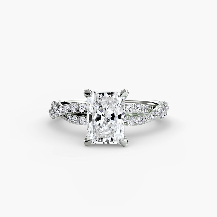 The Twisted Pavé Solitaire - MIMUKA