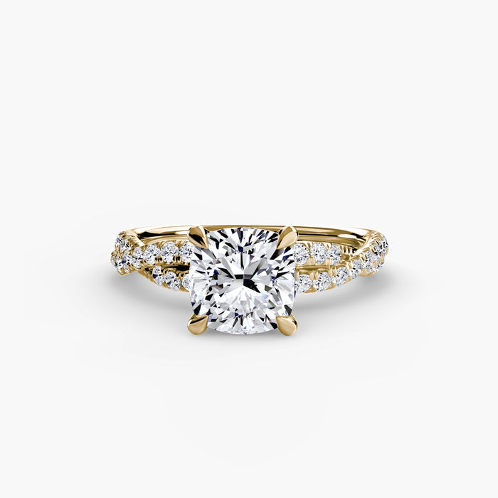 The Twisted Pavé Solitaire - MIMUKA